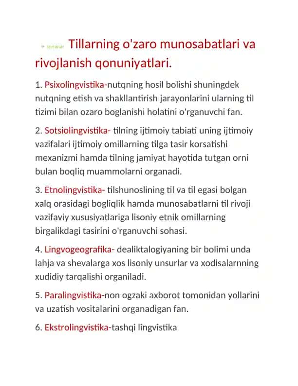 Psixolingvistika