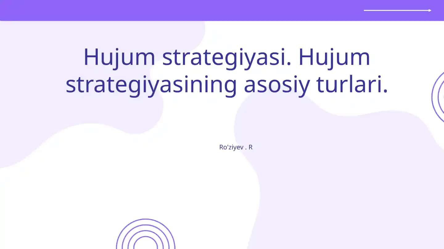Hujum strategiyasi