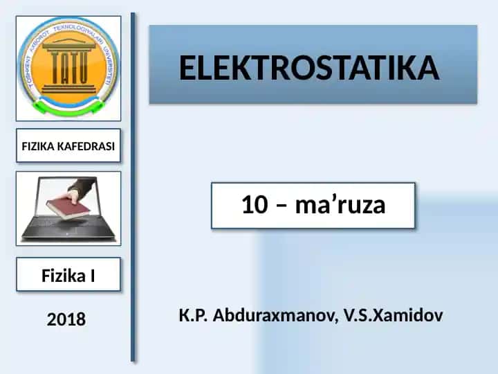 ELEKTROSTATIKA