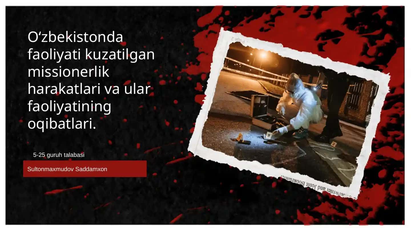 Missionerlik Harakatlari Tarixi