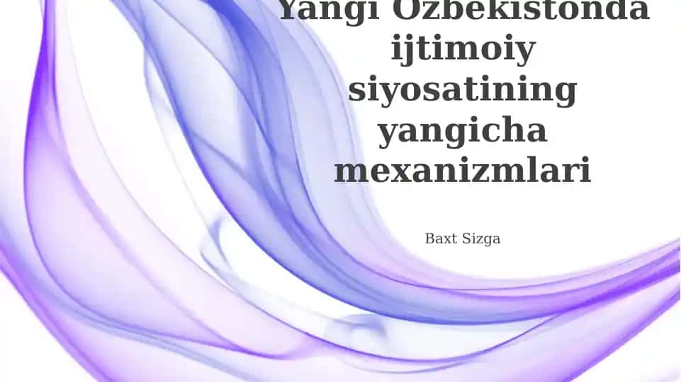 Ijtimoiy himoya islohotlari