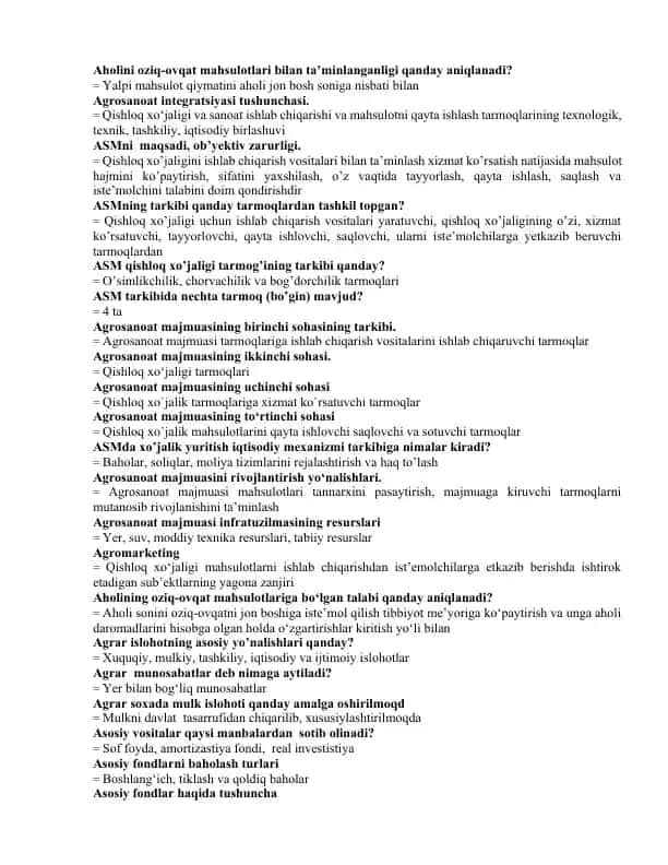Agrosanoat integratsiyasi