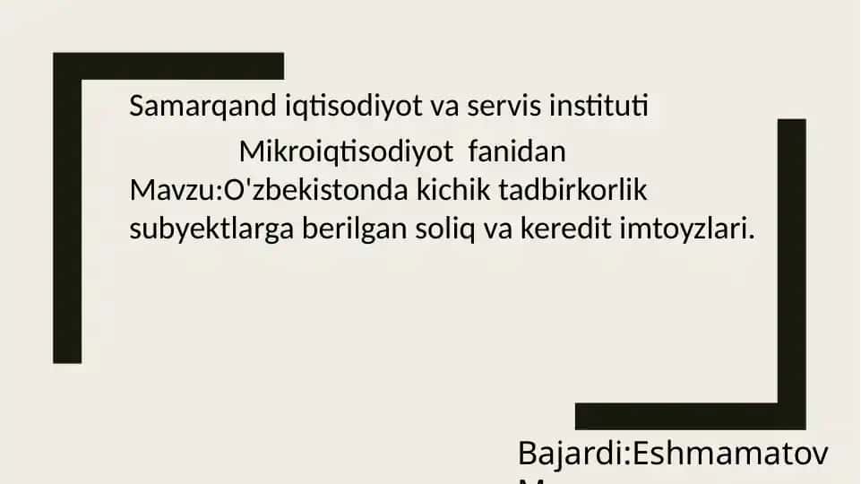 Samarqand Iqtisodiyot va Servis Instituti