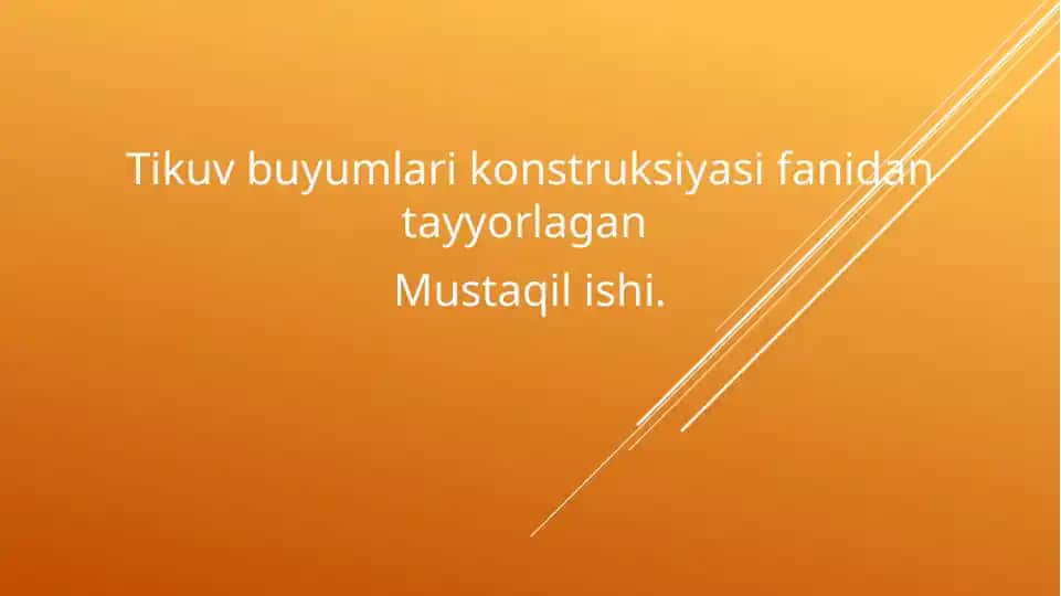 Kiyim nuqsonlari.kiyim nuqsonlarining sinflanishi.
