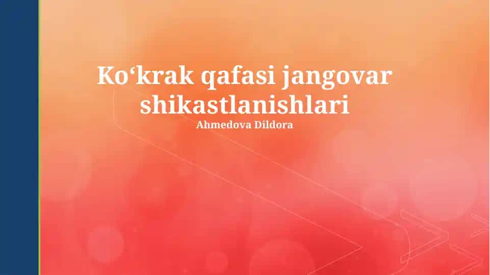 Koʻkrak qafasi jangovar shikastlanishlari