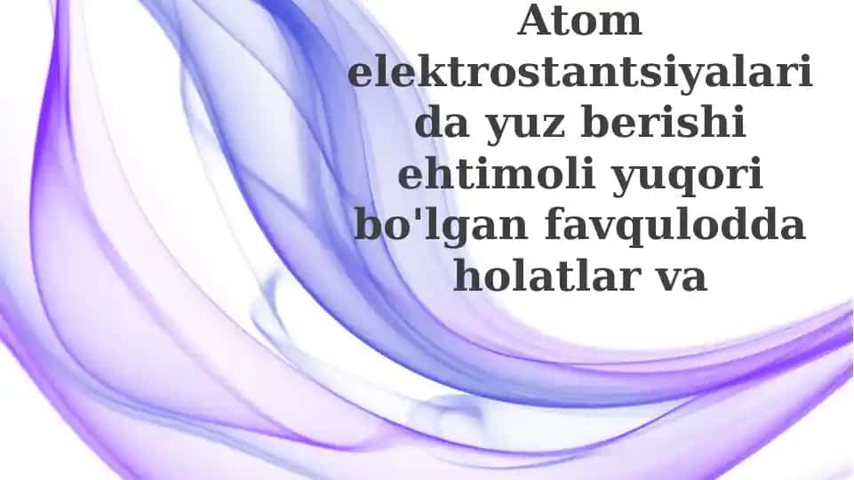 Reaktorning ishdan chiqishi