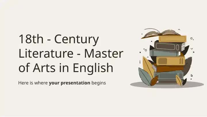 18th Century Literature - Master of Arts in English