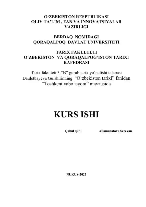 "Toshkent vabo isyoni"