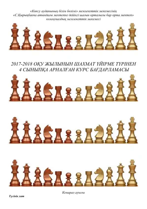 Шахмат бағдарламасы