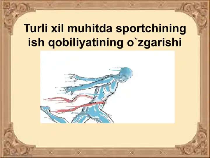 Sportchilar tayyorlashda trenerovka protsessi