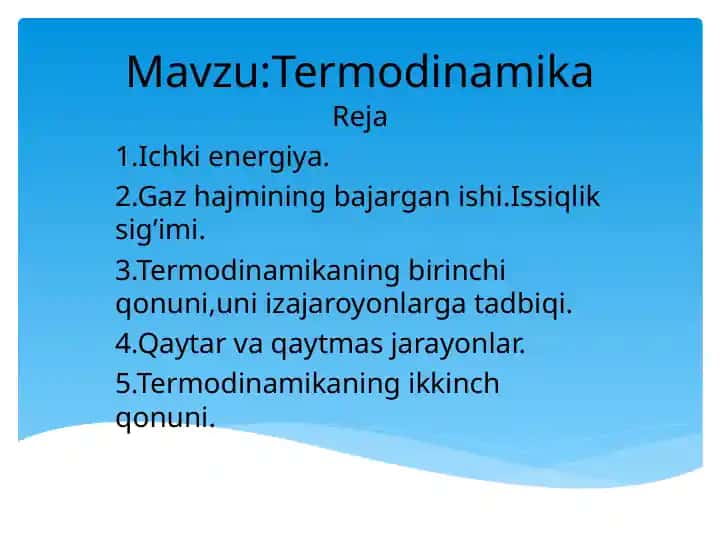 Termodinamika