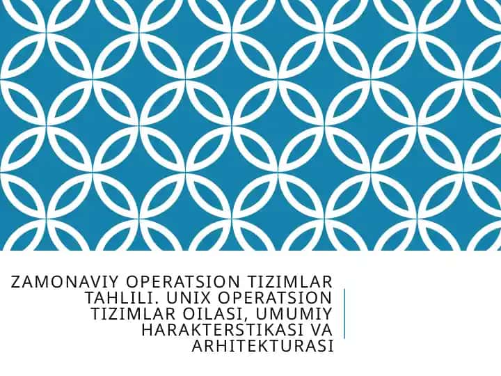 Unix операцион тизими
