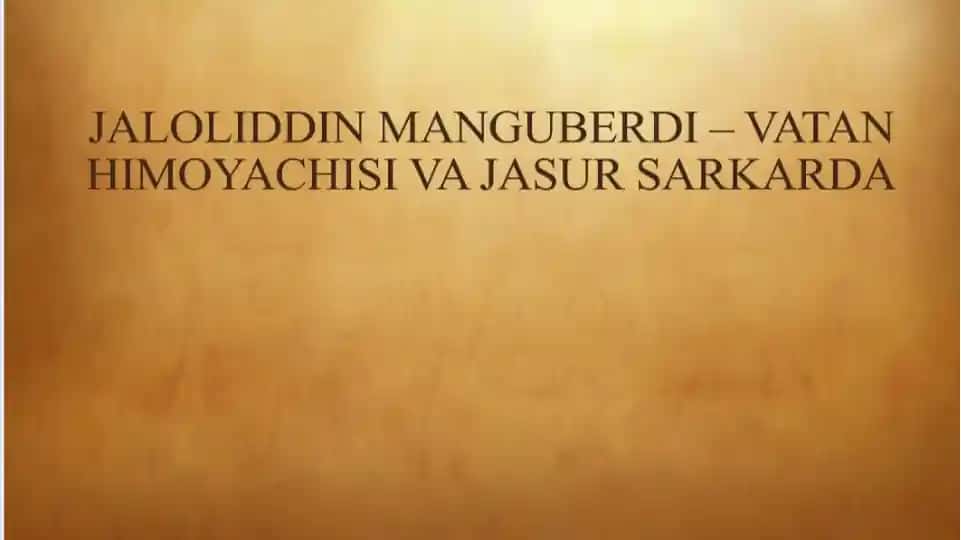Jaloliddin Manguberdi