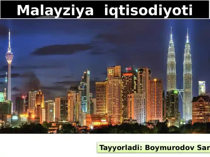 Malayziya iqtisodiyoti