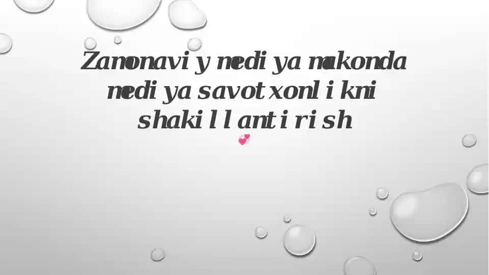 Zamonaviy Media va Savodxonlik