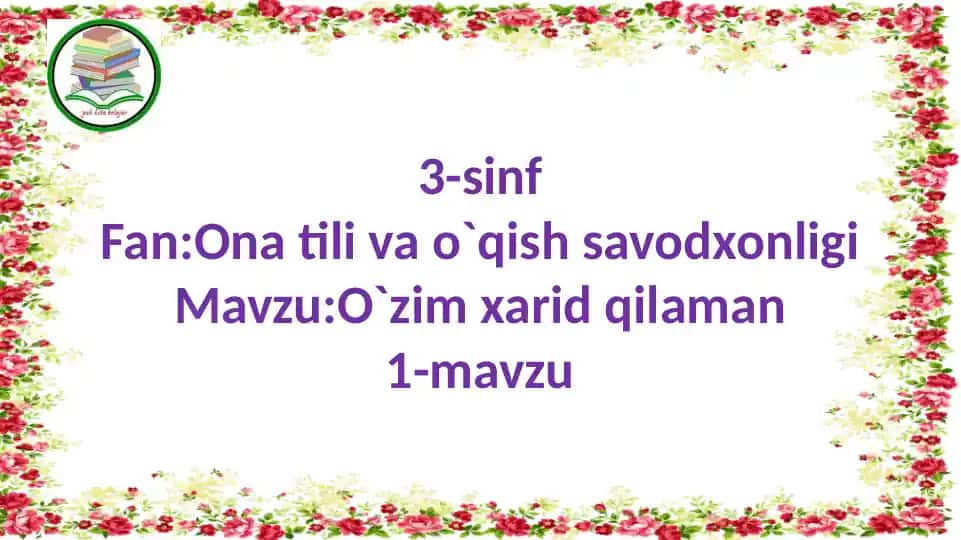 O`zimxaridqilaman