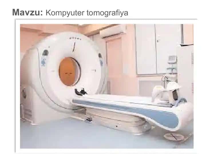Kompyuter tomografiya