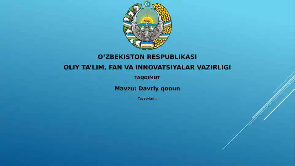 Davriy qonun