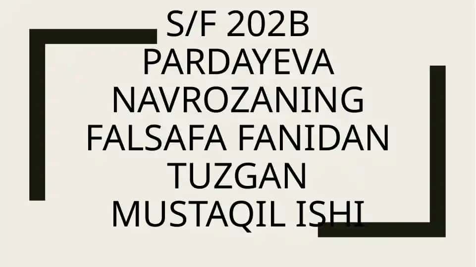 Tabiatshunoslikning falsafiy konsepsiyalari