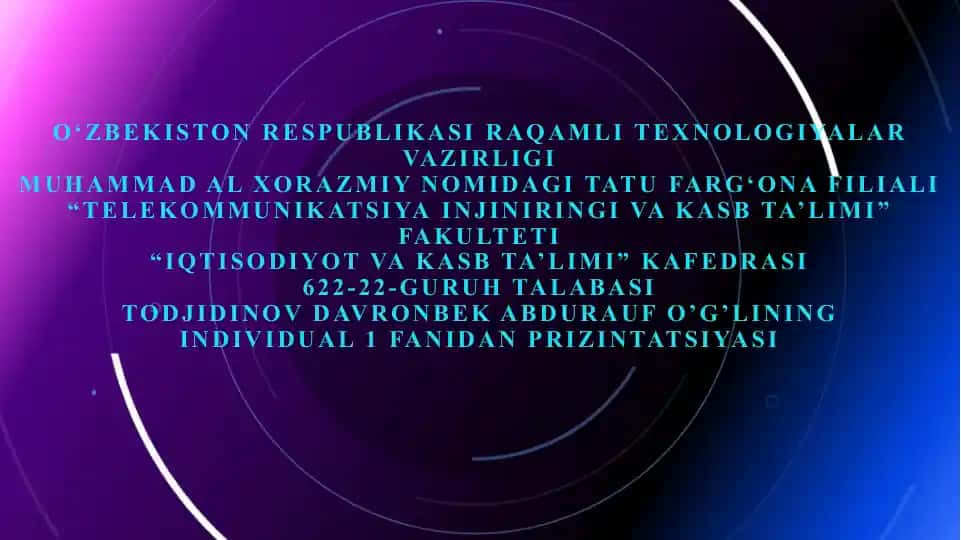 Ma'lumotlar bazasi bilan ishlovchi dastur