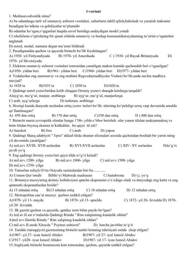 Mediasavodxonlik