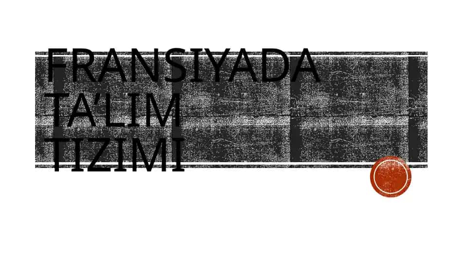 Fransiyada ta’lim tizimi
