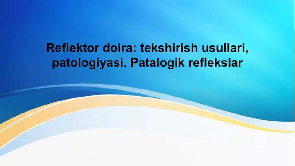 Reflektor doira: tekshirish usullari, patologiyasi
