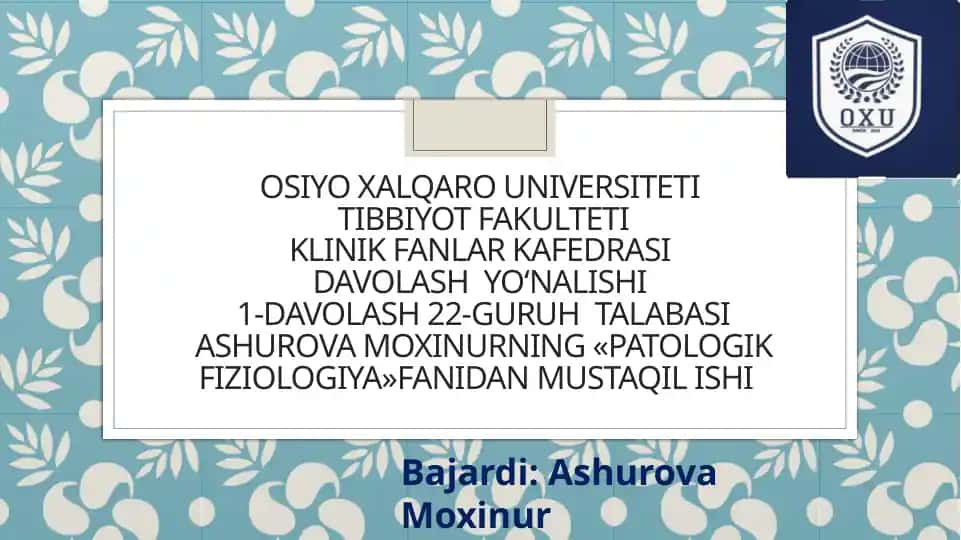 Genetik xastaliklar
