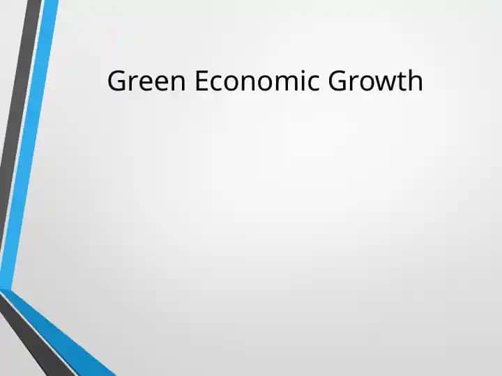 Green Economic Growth