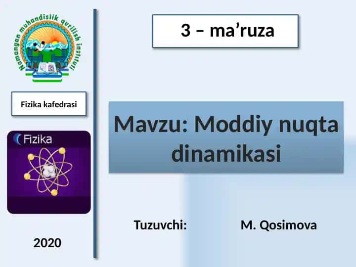 Moddiy nuqta dinamikasi