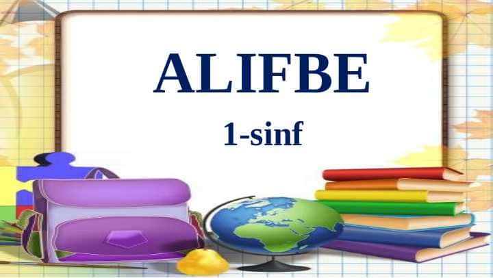 1-sinf Alifbe M harfi