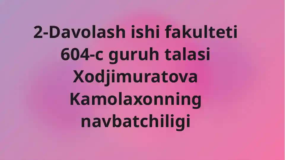 Bemorlik Tarixi