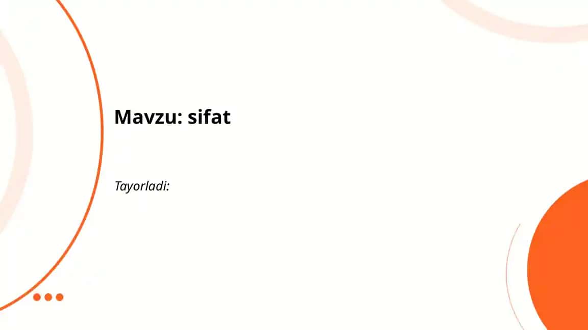 Sifat