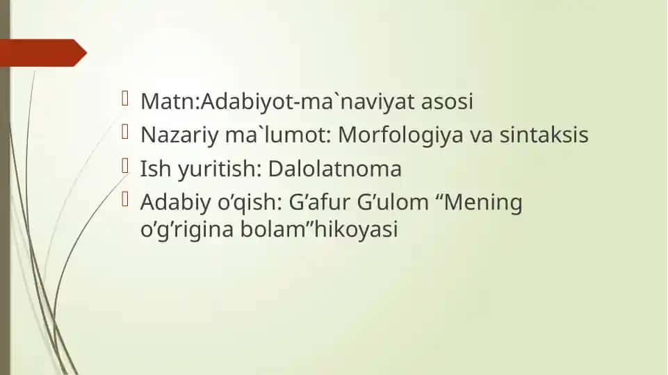 Adabiyot-ma'naviyat asosi