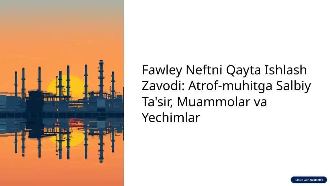 Fawley Neftni Qayta Ishlash Zavodi