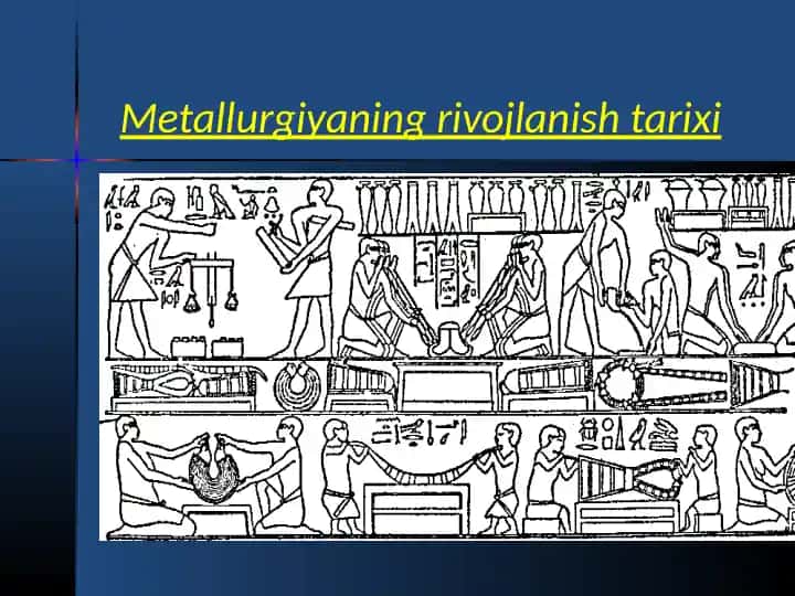 Metallurgiyani rivojlantish tarixi