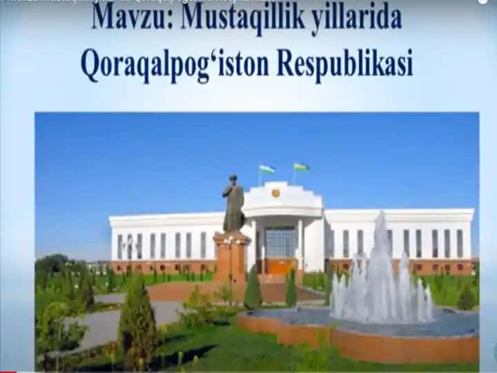 Mustaqillik yillarida Qoraqalpog‘iston Respublikasi