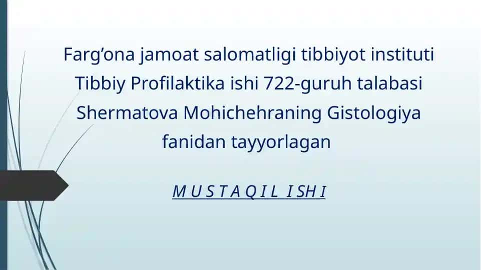 Mushaklar qisqarishining morfologik asoslari
