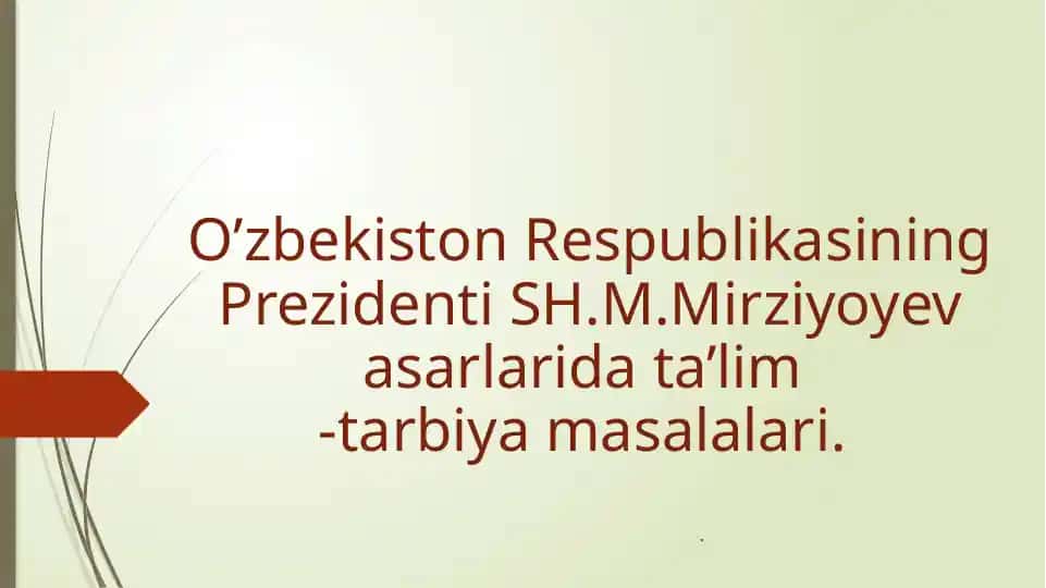 Ta'lim sohasidagi munosabatlar