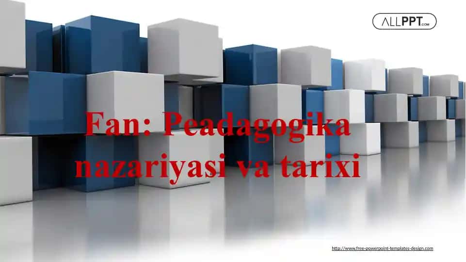 Pedagogika nazariyasi va tarixi