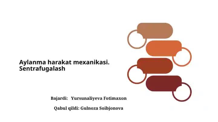Aylanma harakat mexanikasi