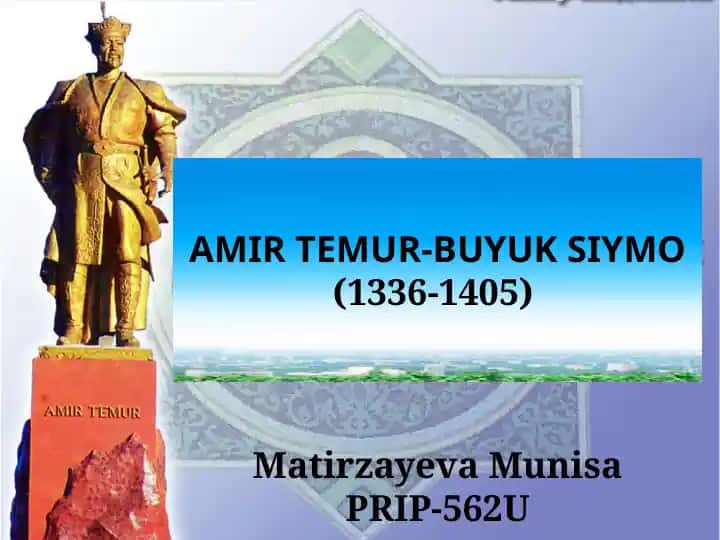 AMIR TEMUR - BUYUK SIYMO