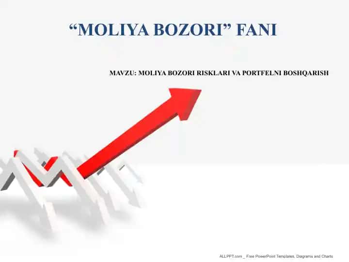 Moliya bozori risklari va portfelni boshqarish