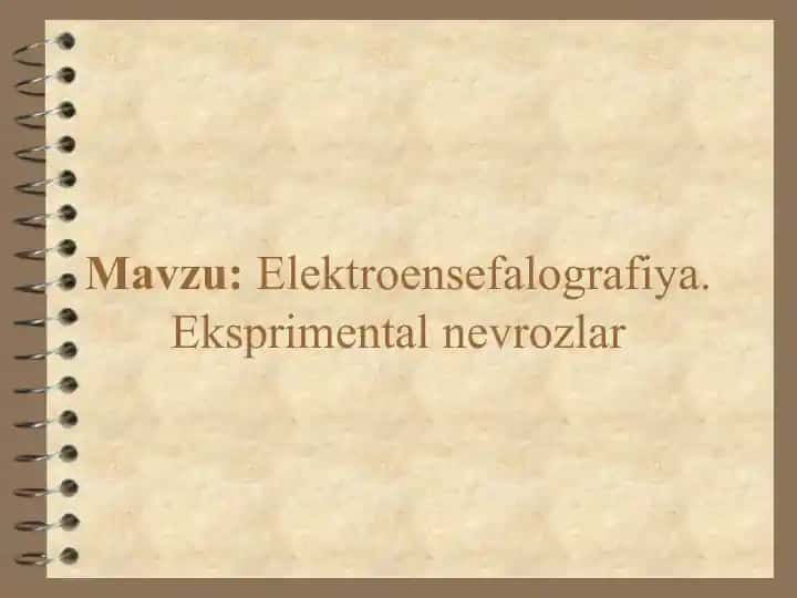 Elektroensefalografiya