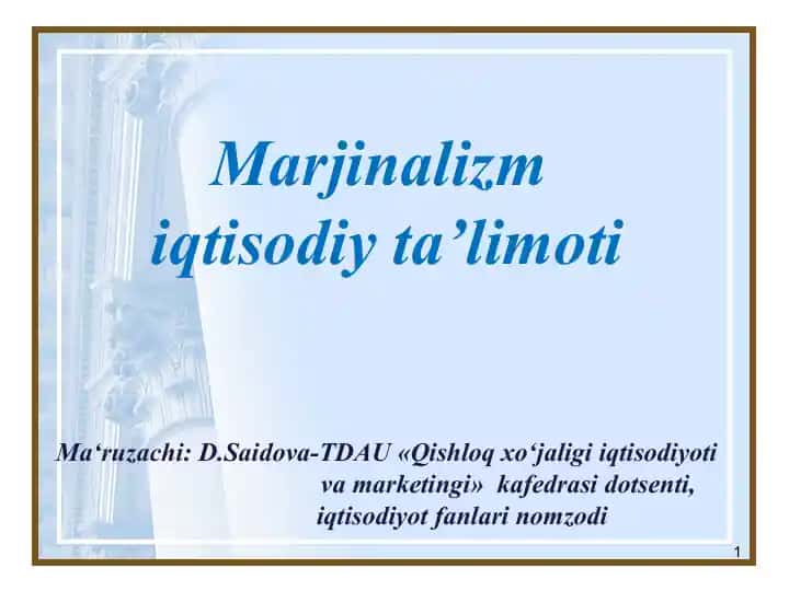 Marjinalizm