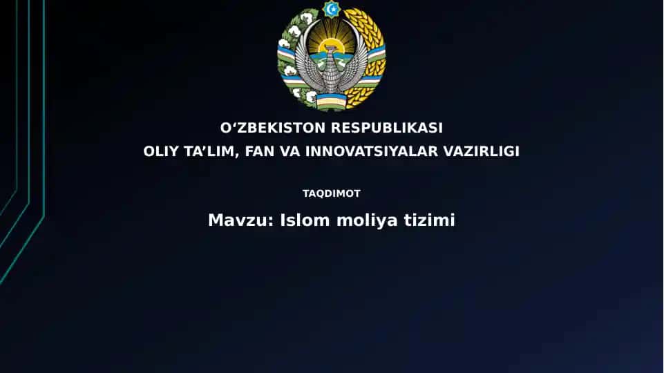Islom moliyasining tarixi va rivojlanishi