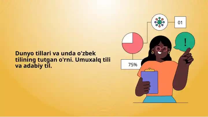 Dunyo tillari va unda o'zbek tilining tutgan o'rni