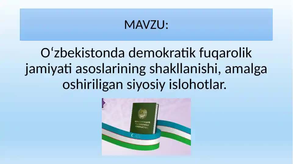 Fuqarolik jamiyatining shakllanishi