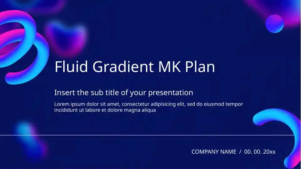 Fluid Gradient MK Plan