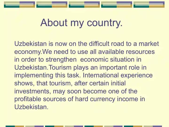 Tourism in Uzbekistan